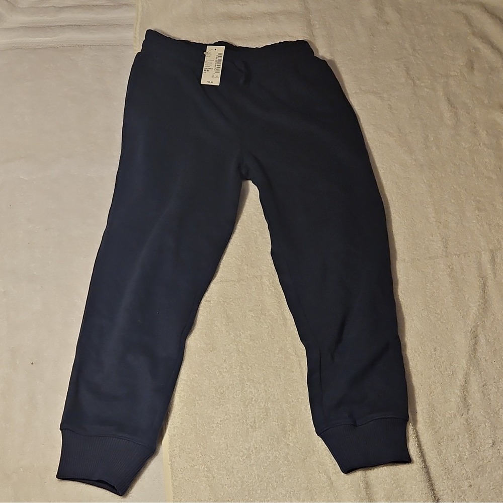 The Children's Place Boys Navy Sweatpants Pull On Elastic Waist Solid